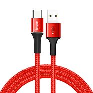Кабель USB 2.0 A (m) - USB Type-C (m) 2м Baseus Halo HW Flash 40W - Красный (CATGH-H09)