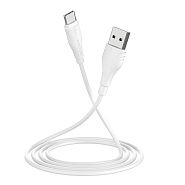 Кабель USB 2.0 A (m) - USB Type-C (m) 1м Borofone BX18 Optimal - Белый