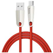 Кабель USB 2.0 A (m) - micro USB 2.0 B (m) 1.2м Hoco U35 Space Shuttle - Красный