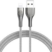 Кабель USB 2.0 A (m) - Lightning (m) 1.2м Hoco U59 Enlightenment - Metal Gray