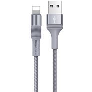 Кабель USB 2.0 A (m) - Lightning (m) 1м Borofone BX21 Outstanding - Metal Gray