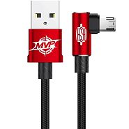 Кабель USB 2.0 A (m) - micro USB 2.0 B (m) 1м угловой Baseus MVP Elbow Type - Красный (CAMMVP-A09)