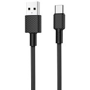 Кабель USB 2.0 A (m) - USB Type-C (m) 1м Hoco X29 Superior Style - Черный