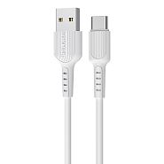 Кабель USB 2.0 A (m) - USB Type-C (m) 1м Borofone BX16 Easy - Белый