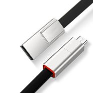 Кабель USB 2.0 A (m) - micro USB 2.0 B (m) 1.5м восстанавливаемый Elough - Черный