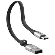 Кабель USB 2.0 A (m) - USB Type-C (m) 0.23м Baseus Nimble Portable - Серебристый (CATMBJ-0S)