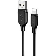 Кабель USB 2.0 A (m) - Lightning (m) 1м Borofone BX42 Encor - Черный
