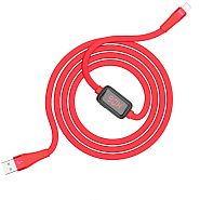 Кабель USB 2.0 A (m) - Lightning (m) 1.2м Hoco S4 - Красный