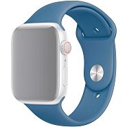 Ремешок для Apple Watch 1-6/SE 42/44/45/49 мм силиконовый InnoZone - Голубой (APWTSI42-24)
