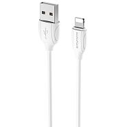 Кабель USB 2.0 A (m) - Lightning (m) 1м Borofone BX19 Benefit - Белый