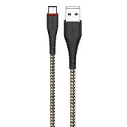 Кабель USB 2.0 A (m) - USB Type-C (m) 1м Borofone BX25 Powerful - Черный