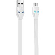 Кабель USB 2.0 A (m) - micro USB 2.0 B (m) 1.2м Hoco U14 Steel man - Белый