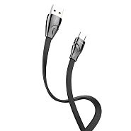 Кабель USB 2.0 A (m) - USB Type-C (m) 1.2м Hoco U57 Twisting - Черный