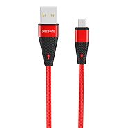 Кабель USB 2.0 A (m) - micro USB 2.0 B (m) 1.2м Borofone BU10 Pineapple - Красный