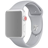 Ремешок для Apple Watch 1-6/SE 38/40 мм силиконовый InnoZone - Серый (APWTSI38-26)