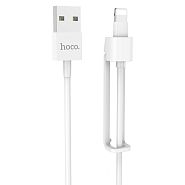 Кабель USB 2.0 A (m) - Lightning (m) 1м Hoco X31 Holder - Белый