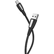 Кабель USB 2.0 A (m) - micro USB 2.0 B (m) 1м Hoco X39 Titan - Черный
