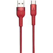 Кабель USB 2.0 A (m) - USB Type-C (m) 1.2м Borofone BU17 Starlight Smart Power - Красный
