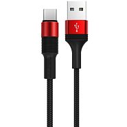 Кабель USB 2.0 A (m) - USB Type-C (m) 1м Borofone BX21 Outstanding - Красный