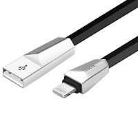 Кабель USB 2.0 A (m) - Lightning (m) 1.2м Hoco X4 Rhombic - Черный