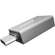 Переходник OTG USB 3.0 A (f) - USB Type-C (m) Remax RA-OTG1 - Серебристый