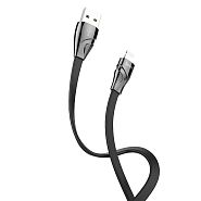 Кабель USB 2.0 A (m) - Lightning (m) 1.2м Hoco U57 Twisting - Черный