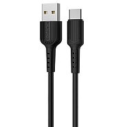 Кабель USB 2.0 A (m) - USB Type-C (m) 1м Borofone BX16 Easy - Черный