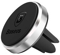 Автомобильный держатель для телефона в дефлектор магнитный Baseus - Черный (SUGENT-MO01)