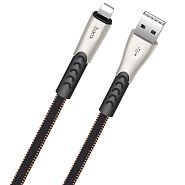Кабель USB 2.0 A (m) - Lightning (m) 1.2м Hoco U48 Superior Speed - Черный