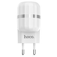 Сетевое зарядное устройство 2xUSB Hoco C41A Wisdom - Белое