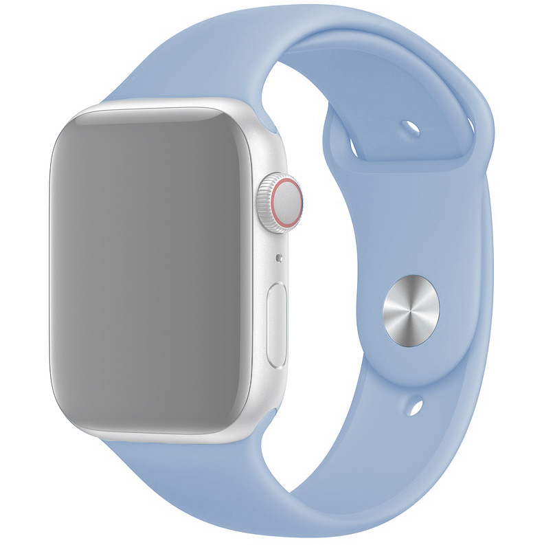 Ремешок для Apple Watch 1-6/SE 42/44/45/49 мм силиконовый InnoZone - Сиреневый (APWTSI42-05)
