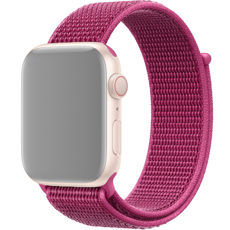 Ремешок для Apple Watch 42/44/45/49 мм нейлоновый InnoZone - Пурпурный (APWTNY42-42)