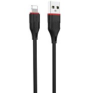 Кабель USB 2.0 A (m) - Lightning (m) 1м Borofone BX17 Enjoy - Черный