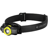 Фонарь налобный LED Lenser MH5 New - Черный/Желтый (502144)