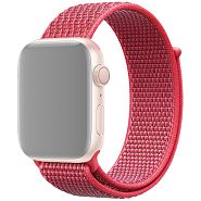Ремешок для Apple Watch 42/44/45/49 мм нейлоновый InnoZone - Розовый (APWTNY42-15)